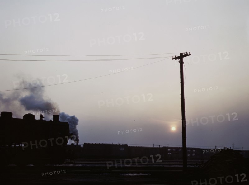 View in a departure yard at C & NW RR's