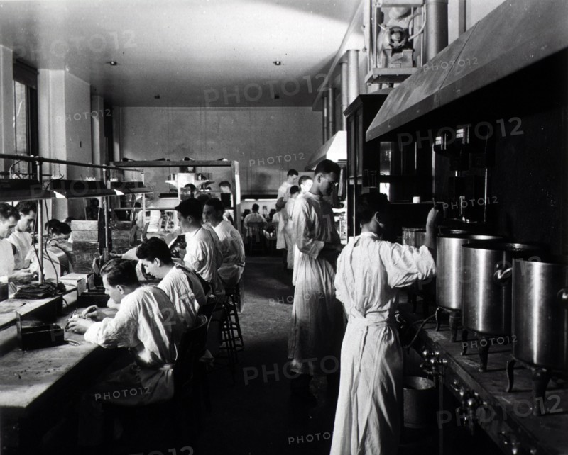 Workers inside Central Dental Laboratory ca. 1944