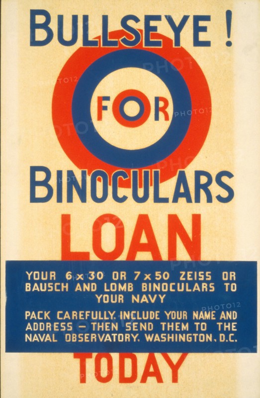 Zeiss or Bausch & Lomb binoculars to your Navy