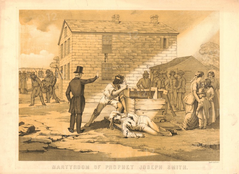 1844 Martyrdom of Prophet Joseph Smith ca. 1891