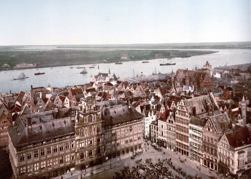 General view, Antwerp, Belgium ca. 1890-1900
