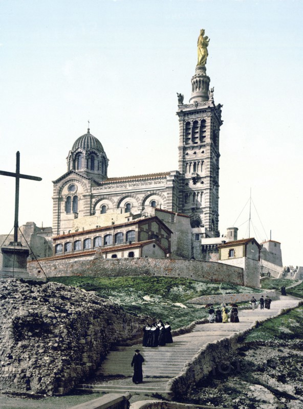 Notre Dame de la Garde I, Marseilles, France ca. 1890-1900