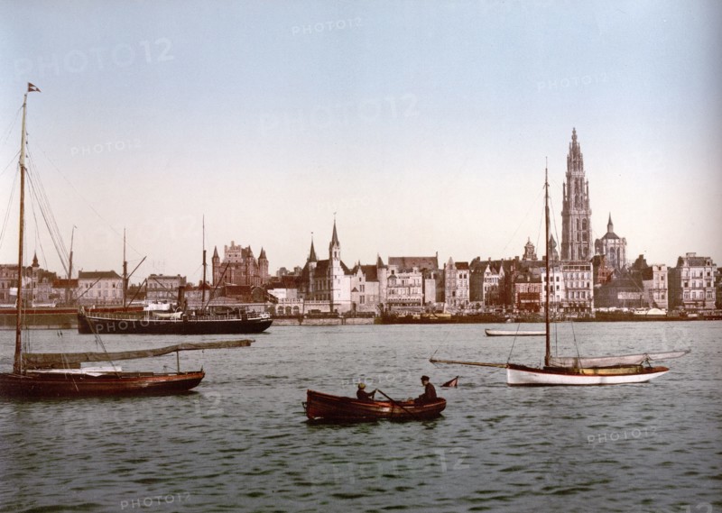 General view, Antwerp, Belgium ca. 1890-1900
