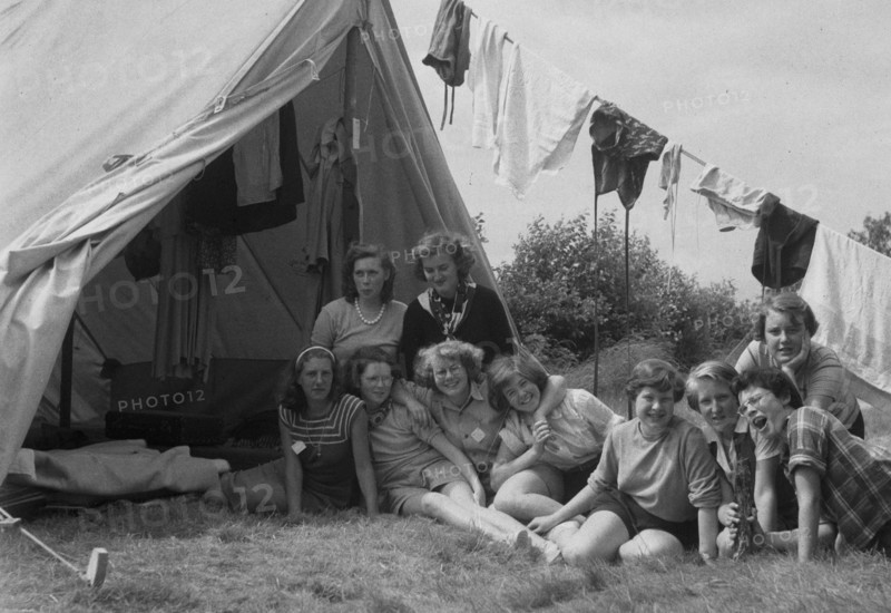 1950 - VCJC (Vrijzinnig Christelijke Jeugd Centrale) Youth Camp in Heemstede (North Holland) - Heemstede, Noord-Holland