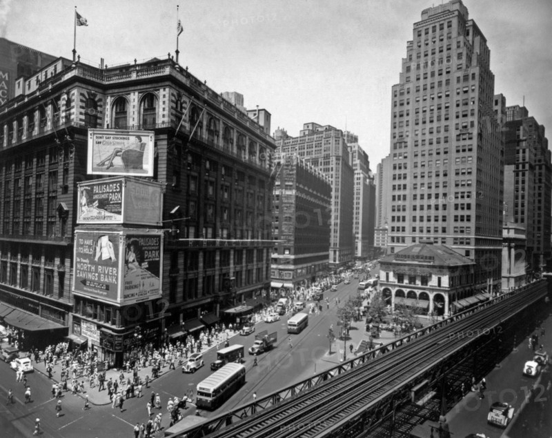 Herald Square, 34th and Broadway, Manhattan ca. 1936
