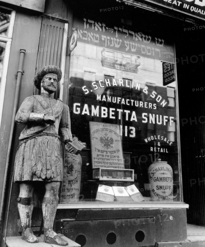 Snuff Shop, 113 Division street, Manhattan ca. 1938