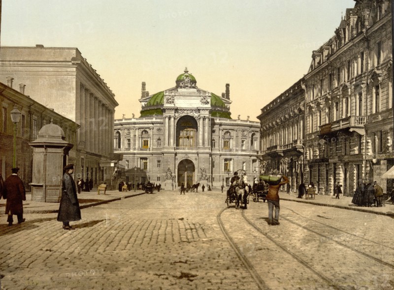 Rue Richelieu, Odessa, Russia, (i.e., Ukraine) ca. 1890-1900