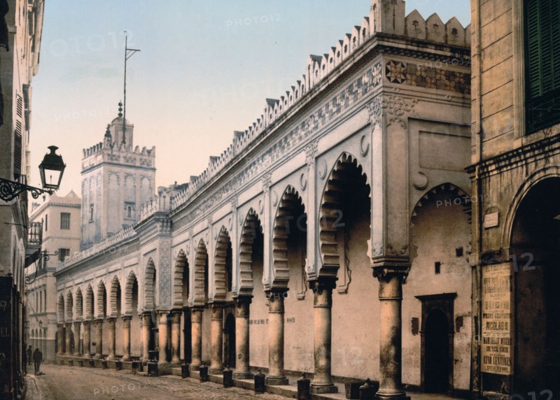 Great mosque in the marine street, Algiers, Algeria ca. 1899