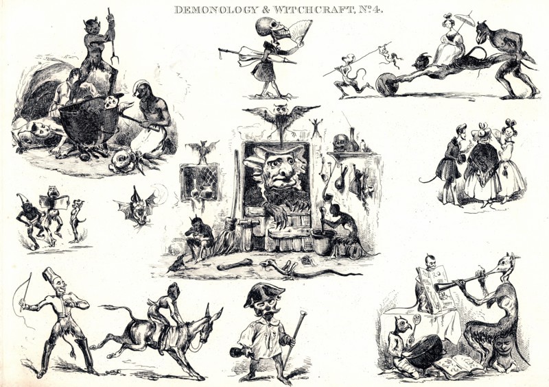 Demonology & witchcraft, no. 4 ca. 1840