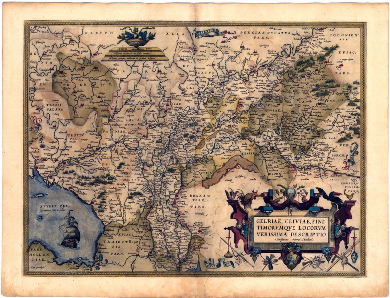 Abraham Ortelius - First World Atlas ca. 1570 - Geldria