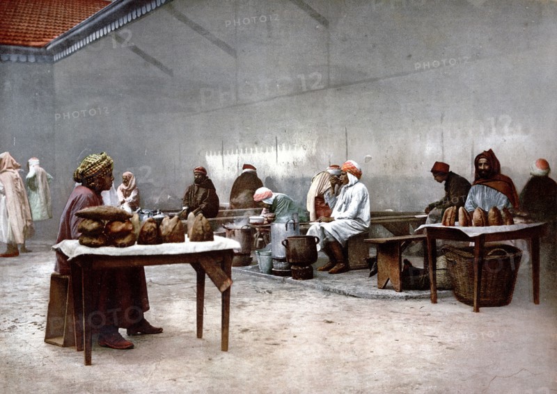 Merchants of eatables, Bona, Algeria ca. 1899