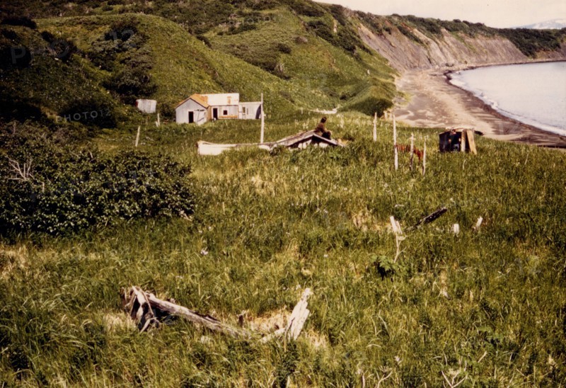 Abandoned cannery at Aniakchak Bay July 17, 1973