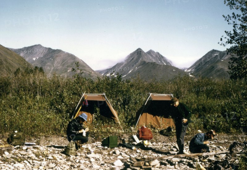 camp - upper Tinayguk River 7/13/1973