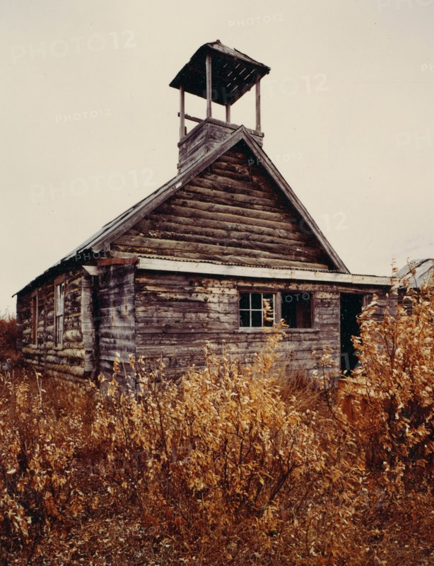School house 1970s Alaska Wilderness