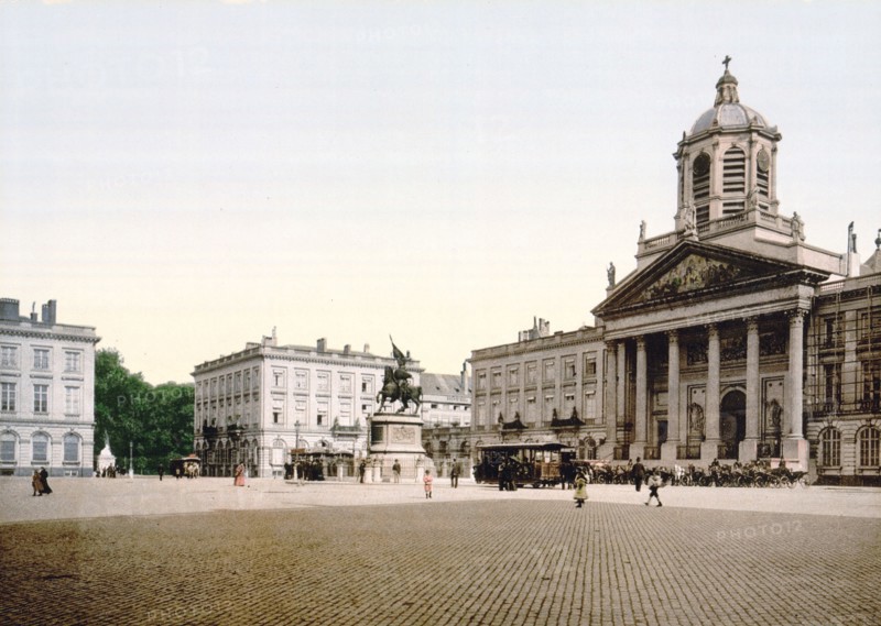 Bruxelles, Place Royale, [Brussels, Belgium ca. 1890-1900