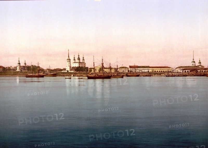General view, Archangel, Kola Peninsula, Russia ca. 1890-1900