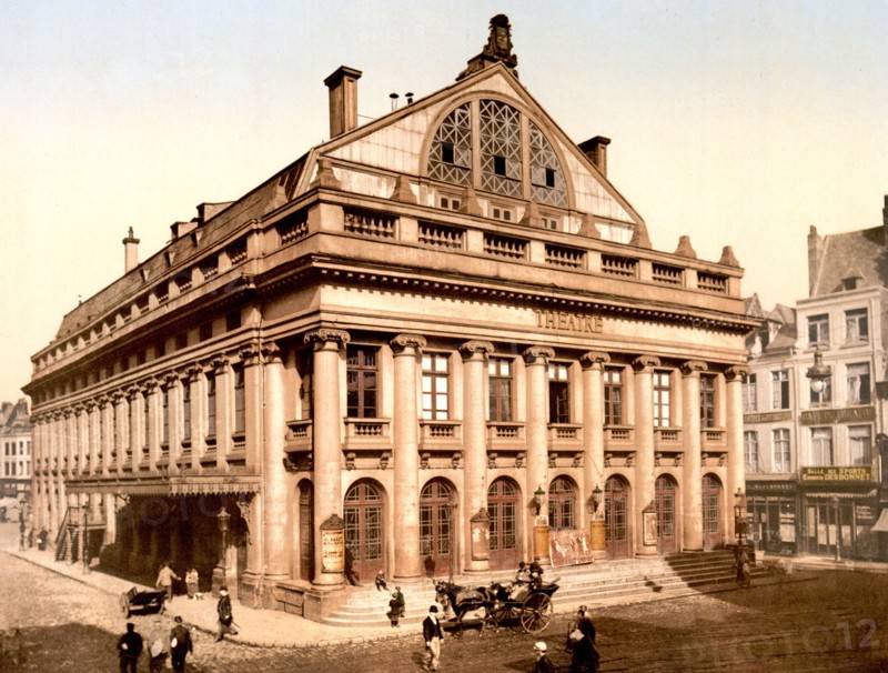 The theatre, Lillie, France ca. 1890-1900