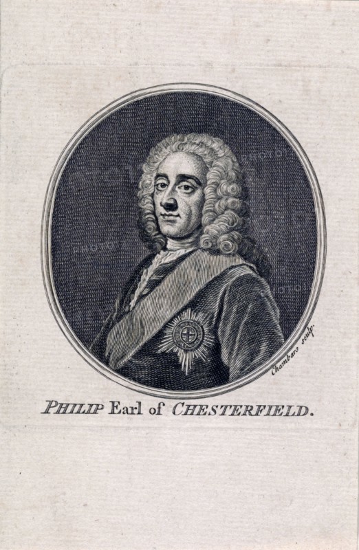Philip Earl of Chesterfield portrait ca. 1750s