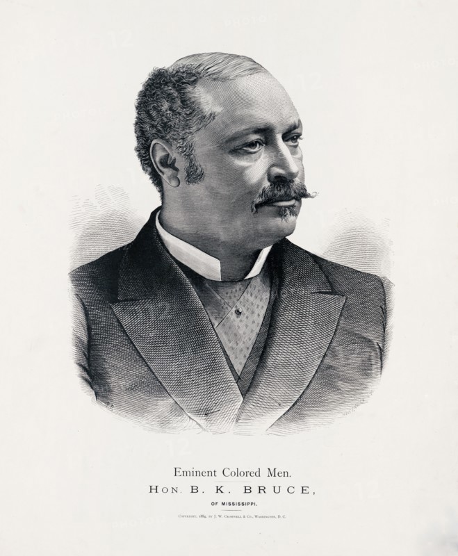 Senator Blance Bruce, Reconstruction Republican senator of Mississippi ca. 1884