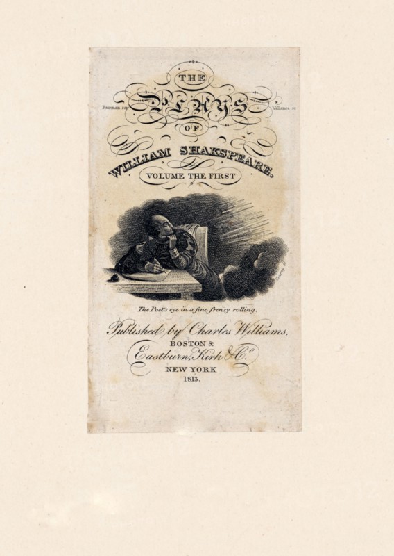 The plays of William Shakspeare (no date)