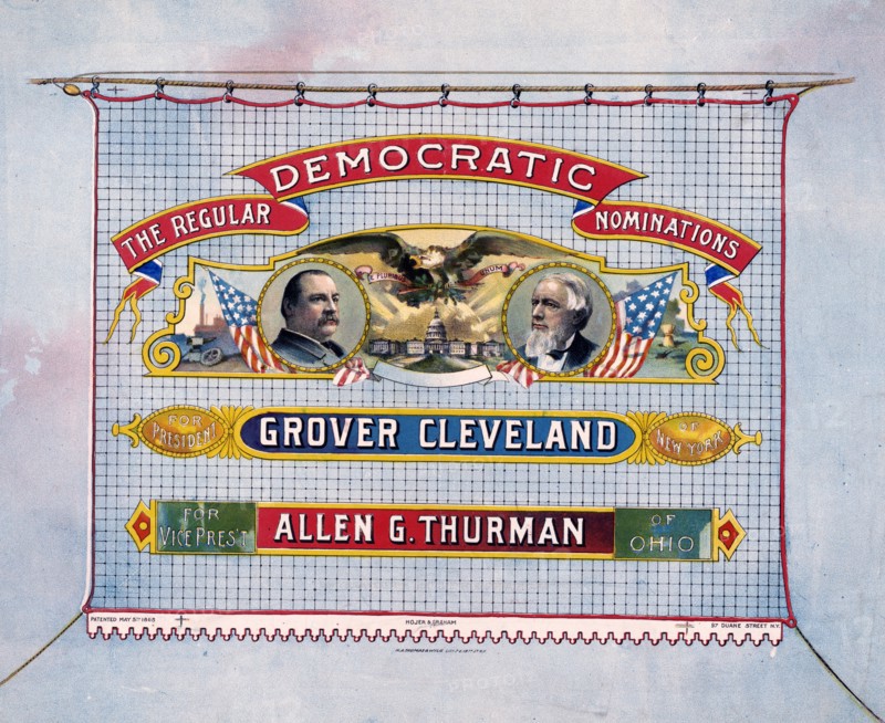 The regular Democratic nominations For President, Grover Cleveland of New York print ca. 1888