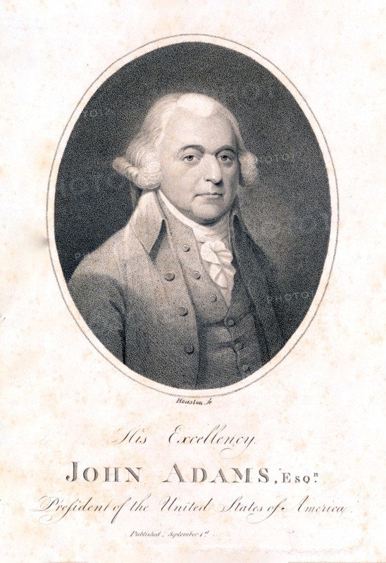 His Excellency John Adams, Esqr. President of the United States of America