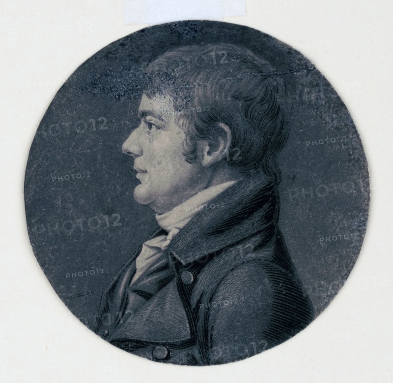 Virginia congressman John Wayles Eppes, head-and-shoulders portrait, facing left ca. 1805