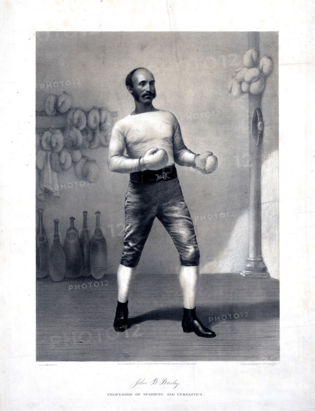 John B. Bailey, professor of sparring and gymnastics ca. 1870