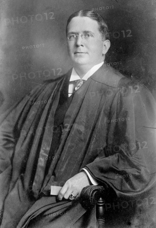 Judge Victor Dowling seated in judicial robes 1912