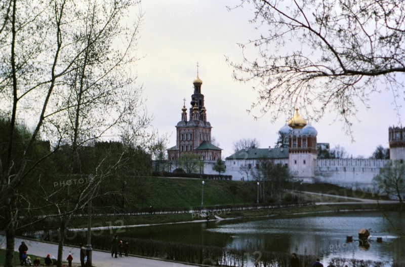 Russian Orthodox Church in a major city in Russia in late 1970s (1978)