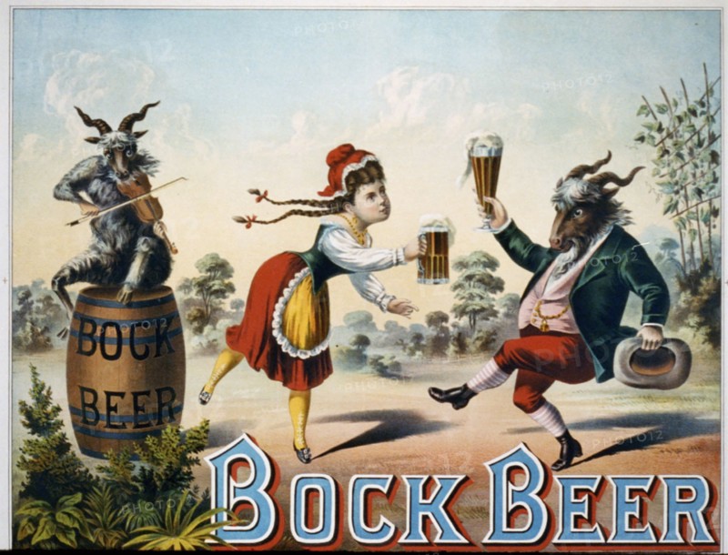 Bock Beer Advertisement ca. 1800s