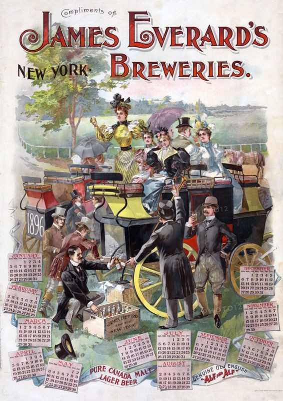 Compliments of James Everard's breweries, New York ca. 1895