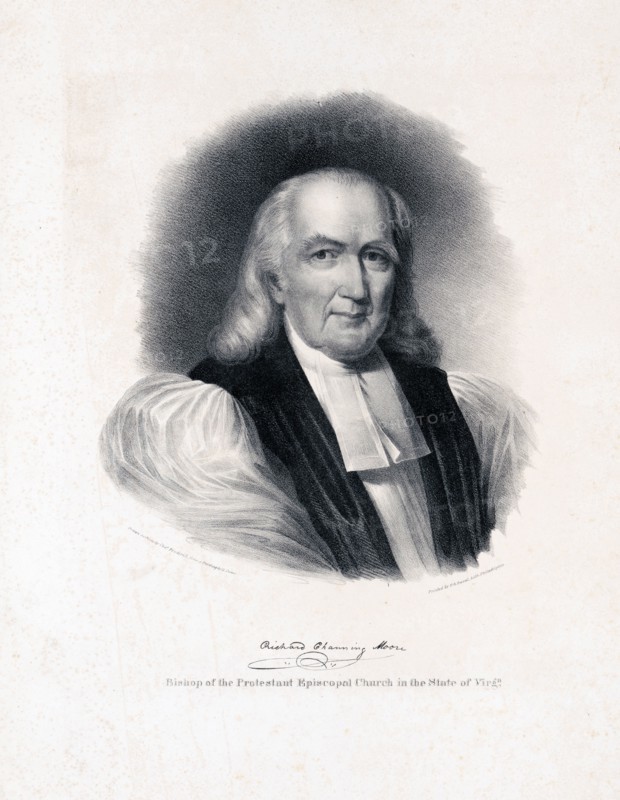 Richard Channing Moore. Bishop of the Protestant Episcopal Church in the state of Virginia ca. 1841