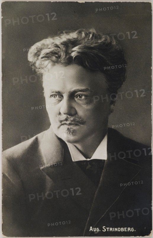 Portrait of August Strindberg. c 1900