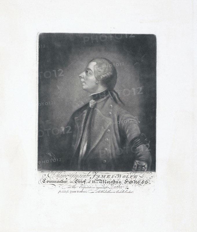 Major General James Wolfe, commander in chief of his majesty's forces in the expedition against Quebec ca. 1756-1759
