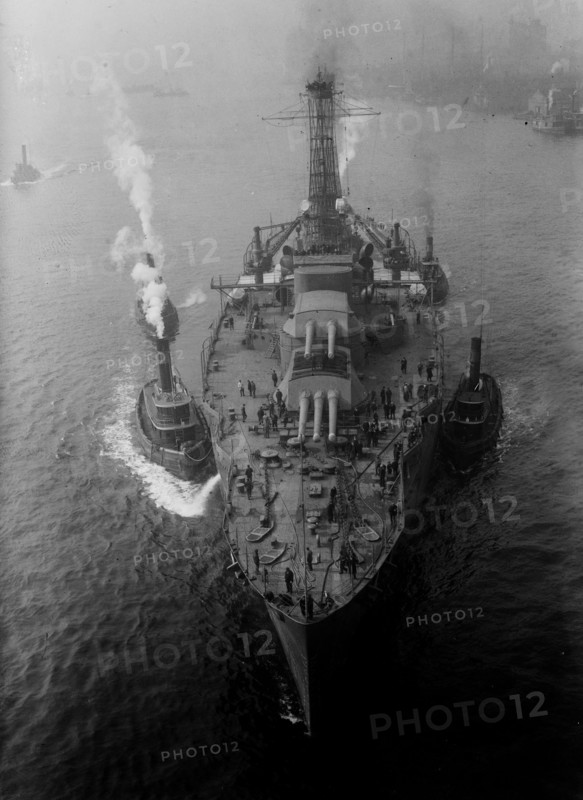 USS Nevada Battleship (BB-36) ca. 1912-1915