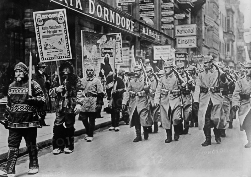 Leipzig during annual fair ca. 1915