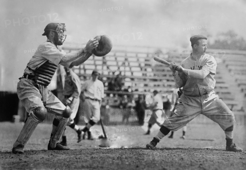 Pi Schwert, catcher and Fritz Maisel, hitter, New York AL ca. 1915