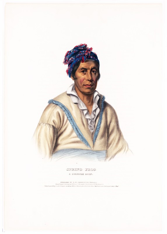 Spring Frog, a Cherokee chief ca. 1838