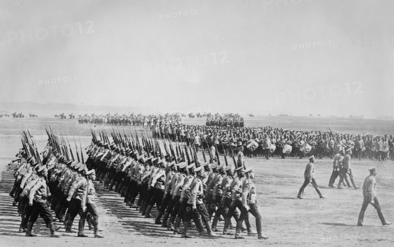 Russian soldiers during World War I ca. 1914-1915