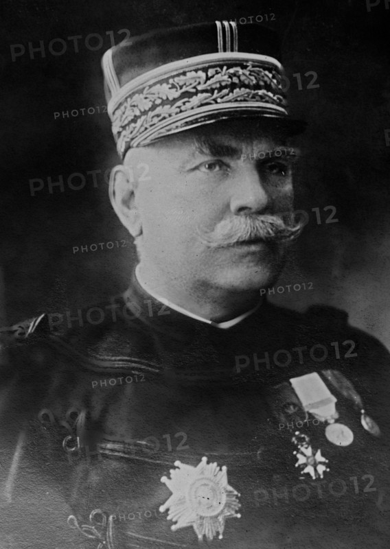 French general Joseph Jacques Césaire Joffre (1852-1931) who served during World War I ca. 1910-1915
