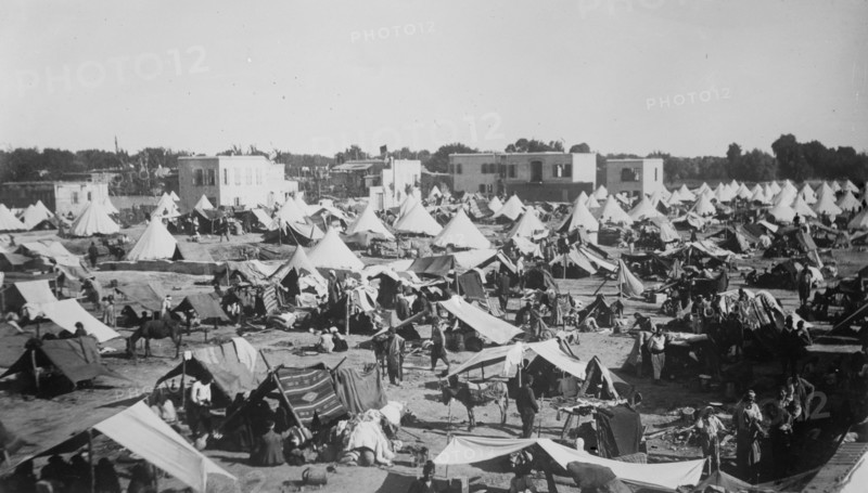 Armenian Refugees in Relief Committee Tents - Aintab ca. 1909