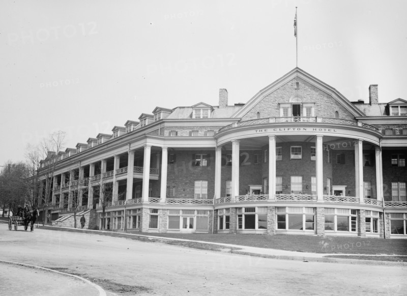 Clifton Hotel in Niagara Falls, Canada, site of the Niagara Falls Peace Conference of 1914
