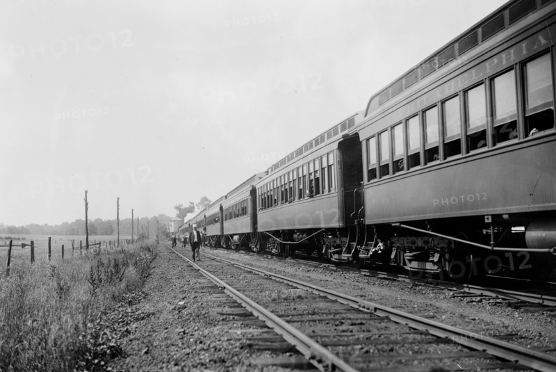 Gettysburg Reunion (the Great Reunion) of July 1913, which commemorated the 50th anniversary of the Battle of Gettysburg - Train carrying Civil War Veterans for their return to Gettysburg
