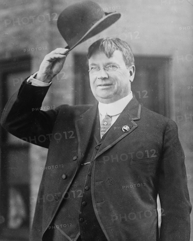 Politician Hiram Warren Johnson (1866-1945) who served as Governor of California from 1911 to 1917