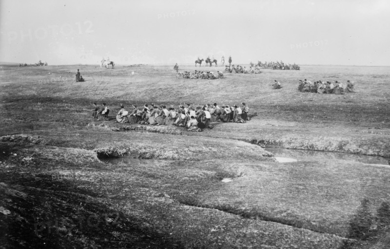 Deploying troops at Kartal Teji against Adrianople ca. 1912-1913