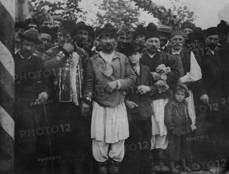 Serbian men and boys ca. 1910-1915