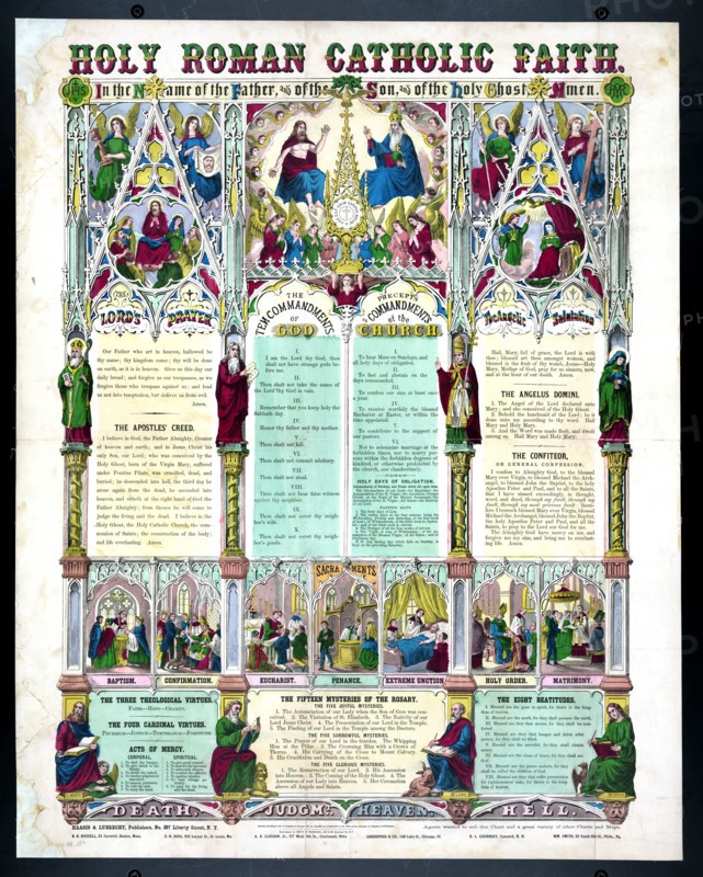 Holy Roman Catholic faith ca. 1871