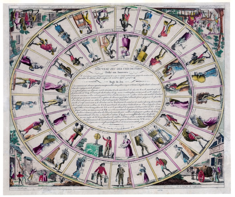 Nouveau jeu des cris de Paris dédié aux amateurs ca. 1805