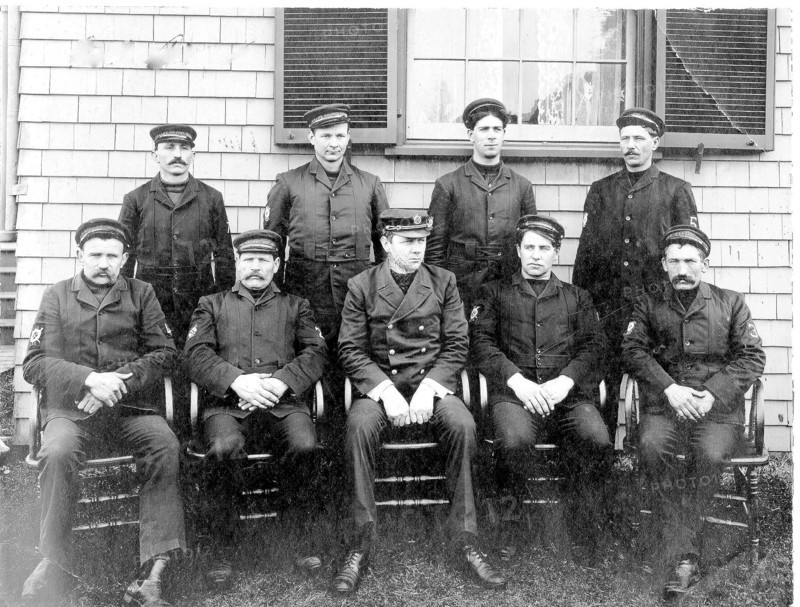 Crew, Coast Guard Lifeboat Station Point Adams located at Hammond, Clatsop County, Oregon. (unknown date)